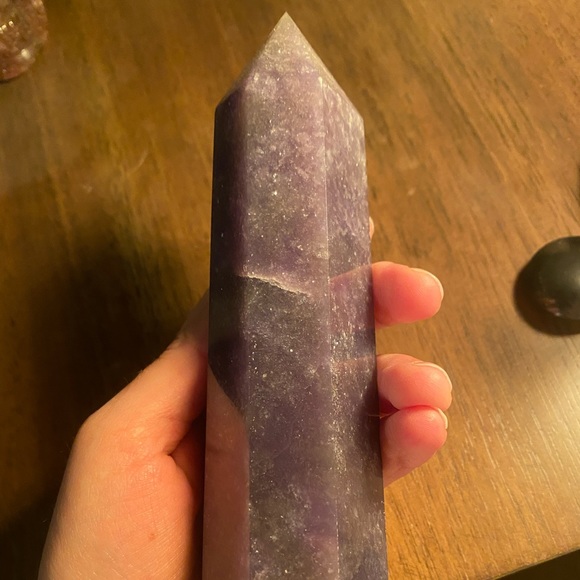 Large Lepidolite Tower - Picture 2 of 4